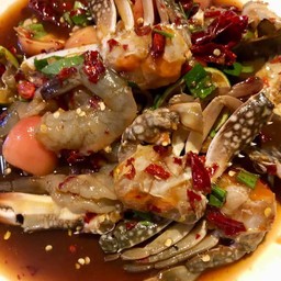 เหลาปูม้ากุ้งสด
