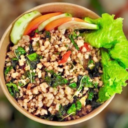 Rice Topped With Stir-fried Pork And Basil