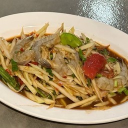 ตำกุ้งสด