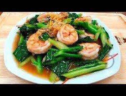 ข้าวคะน้ากุ้ง