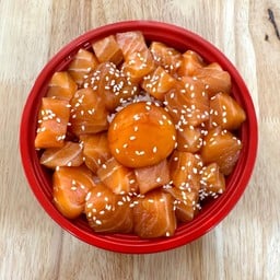 ข้าวหน้าม่อนดองเต๋า+ไข่แดงดอง