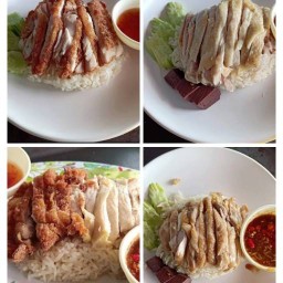ข้าวมันไก่ก๋วยเตี๋ยวไก่ตุ๋น น้องออกัส