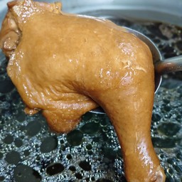 ข้าวไก่ต้มโค้ก