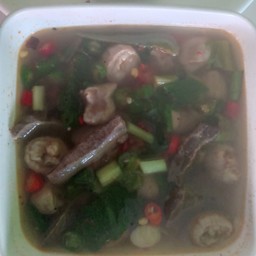 ต้มแซ๊ปรวมเครื่องในหมู