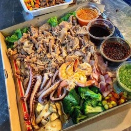 หมูกระทะรวมทะเล Size XL