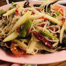ตำซั่ว กุ้งสด