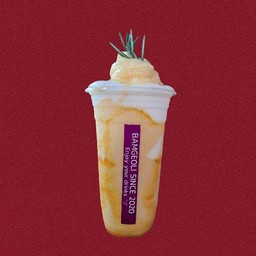 เสาวรสปั่นโยเกิร์ต passion fruit yogurt smoothie