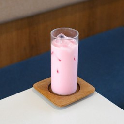 Pink milk