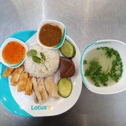 ข้าวมันไก่ต้ม+ทอด