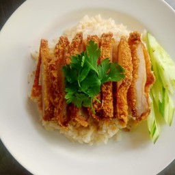 ข้าวมันไก่ทอด ธรรมดา
