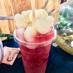 น้ำกระเจี๊ยบลำไยสด