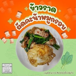 ข้าวราดผัดคะน้า