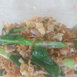 เส้นหมี่ขาว ผัดซีอิ้ว ใส่หมู,ใส่ไข่