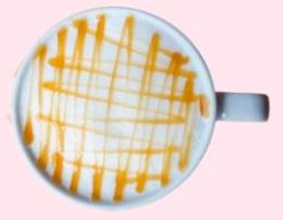 นมสดคาราเมลร้อน