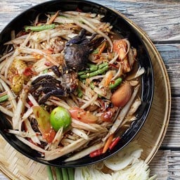 ส้มตำปู-ปลาร้า