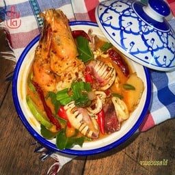 ต้มยำกุ้งน้ำข้น(กับข้าว)