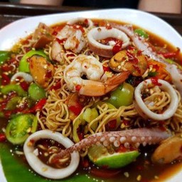 ตำหมึกกุ้ง
