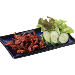 E07หมูแดดเดียว (Sun dried pork)