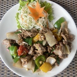 เนื้อผัดพริกไทยดำ
