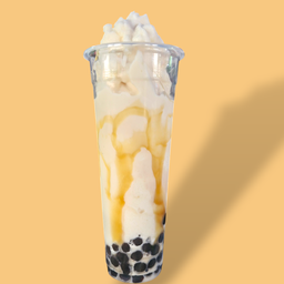 นมสดคาราเมลปั่น