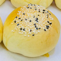 ขนมปังแป้งญี่ปุ่น ไส้เผือกหอม สไตล์ไทย(ยุค90) 1ชิ้น