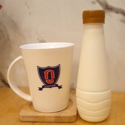 นมสดร้อน fresh milk hot