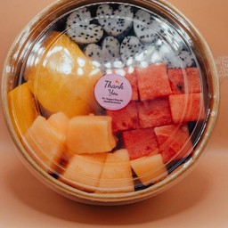 เลือกผลไม้ได้ค่ะ แก้วมังกรแดง,ขาว  มะม่วง แตงโม ส้ม แคนตาลูป สัปปะรด อโวคาโด้