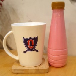นมชมพูร้อน pink milk hot