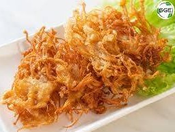 เห็ดเข็มทองทอด
