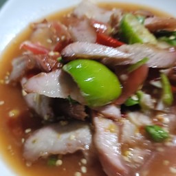 ตำคอหมูปลาร้า,ไม่ปลาร้า