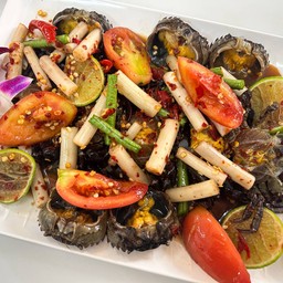 เหลาไหลบัว+ปูนาดองน้ำปลากวน