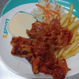 สเต๊กหมูบาร์บีคิว[Sky Luck]