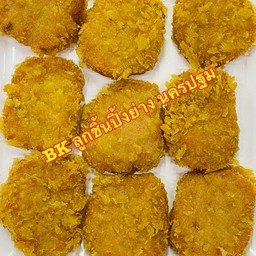 กุ้งทิพย์ปรุงรส (เนื้อปลาผสมกลิ่นกุ้ง) ทอด