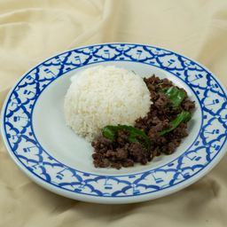 ข้าวกะเพราโคขุน