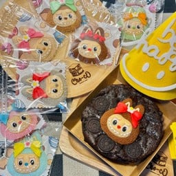 บู้Flower (1จุ่ม) + บราวนี่ (ครึ่งปอนด์).