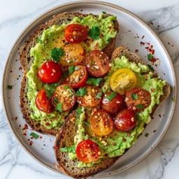 Avocado Toast tomato brushetta