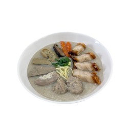 โจ๊กหมู+ทุกอย่าง+หมูกรอบ(ไม่ใส่ไข่)