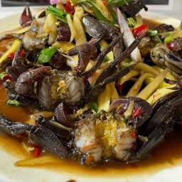 ยำมะม่วงปูจืด