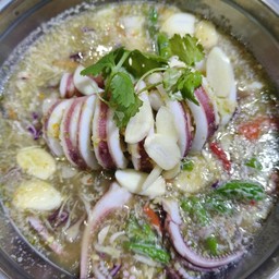 ปลาหมึกไข่นึ่งมะนาว  1โล