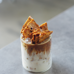 Iced Burnt honeycomb Latte
