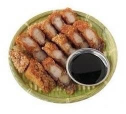 หมูกรอบซีอิ๊วหวาน (10ชิ้น มันน้อย)