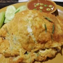 ข้าว + ไข่เจียว (น้ำพริกกะปิ)