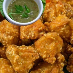 ตูดไก่ทอดงา+น้ำจิ้มซีฟู้ด