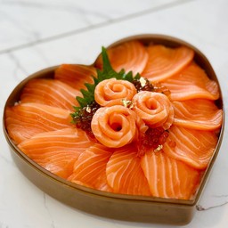Salmon Cake  Heart Size S