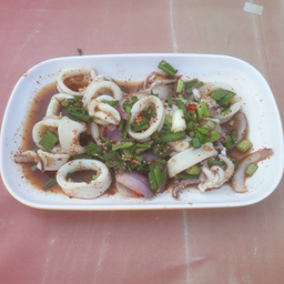ลาบปลาหมึก