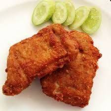 สะโพกไก่ทอด ไม่มีกระดูก
