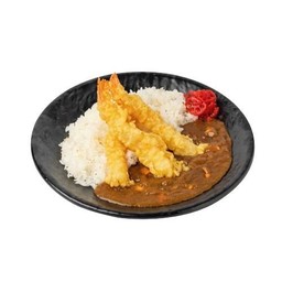 ข้าวแกงกระหรี่กุ้งเทมปุระ