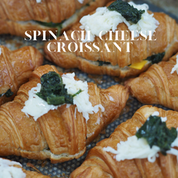 Spinach croissant