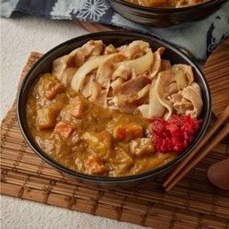 ข้าวหน้าแกงกะหรี่หมู