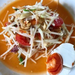 ส้มตำไท ไข่เค็ม